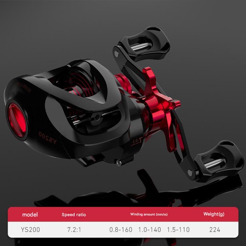 Mavllos 7.2 High Speed Ratio 8KG Strong Brake Anti-explosion Line Unloading Alarm Special Long-distance Casting Reel for Perch/horse Mouth/croaker