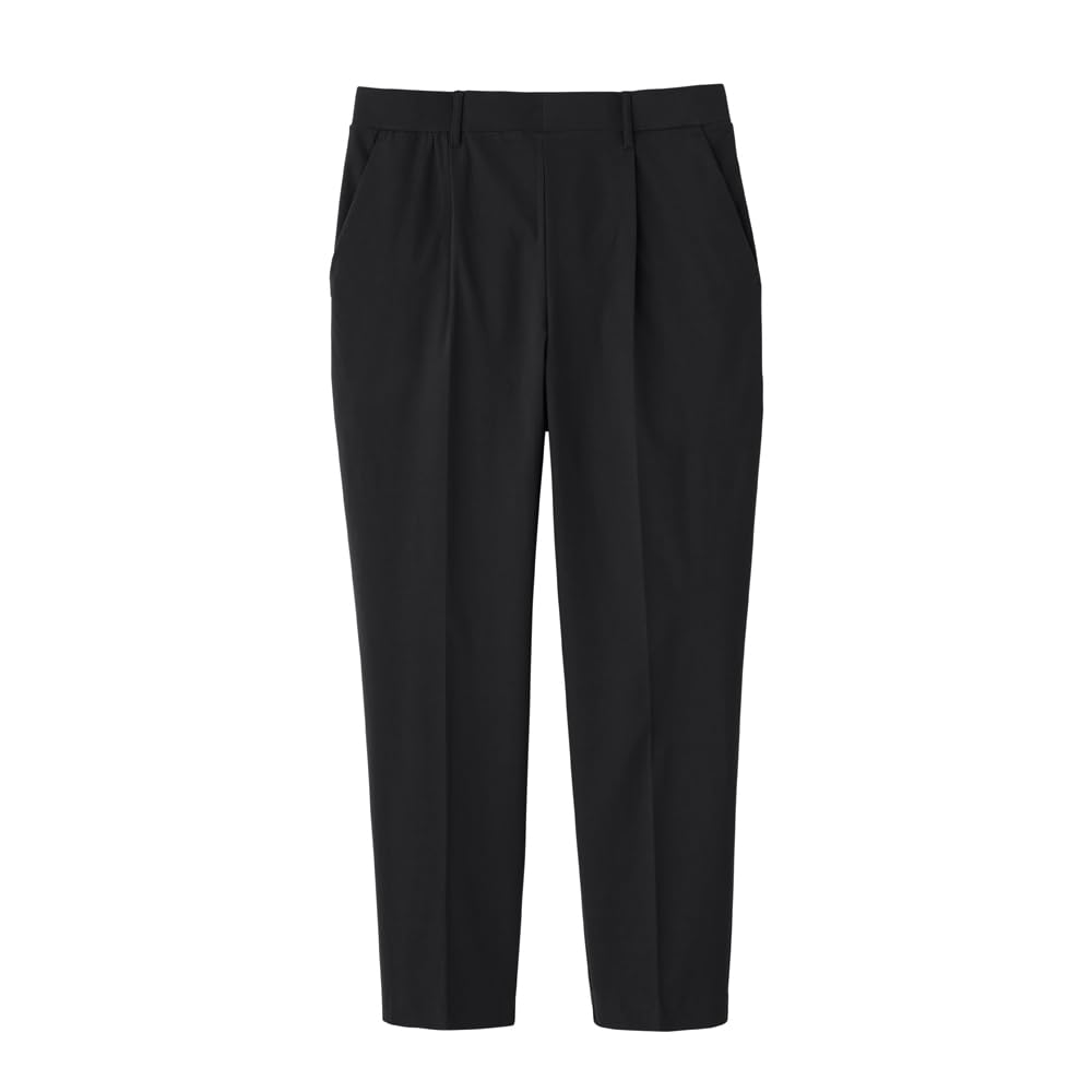 Stretch Pants BODY Wild Rayon Blend Wide Tapered Black [Gunze] WILD/Body Men's