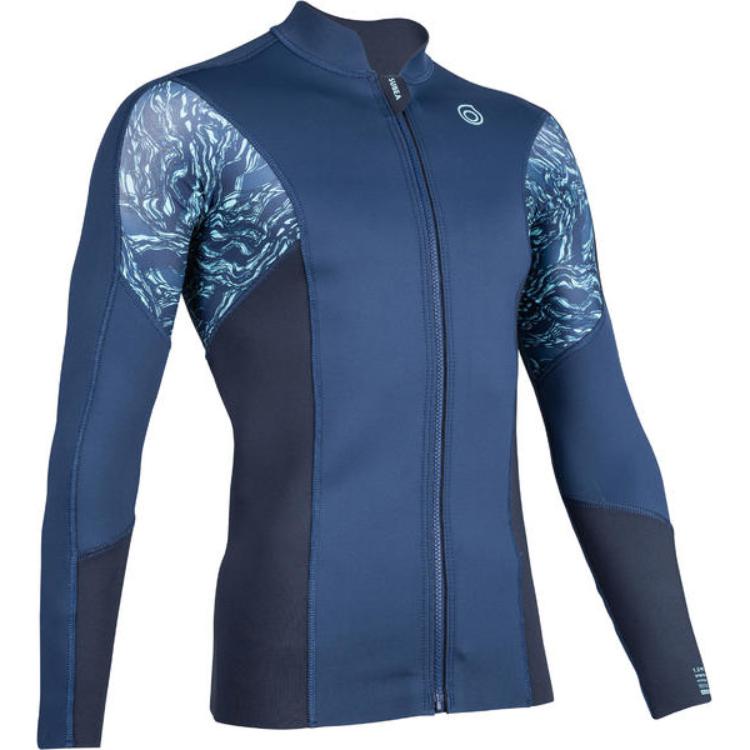 

DECATHLON 900 Embroidered Comfortable Sunscreen Warm Wetsuit Men s Turkish Blue/Dark Blue 2XL