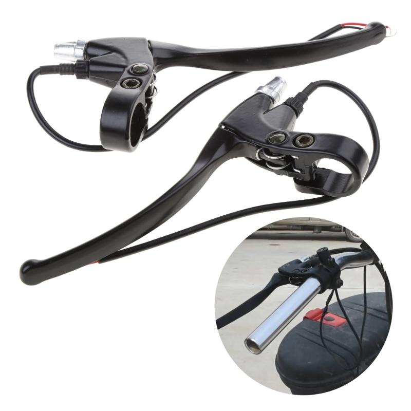 E-Bike Brake Lever, Universal Electric Bicycles Brake Lever Handle Replacement Parts for E-Bike Mountain Road Bicycles