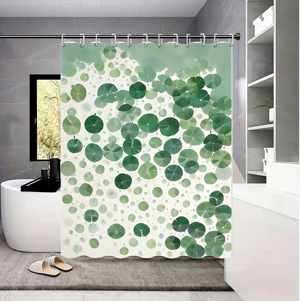 

Spring Summer Floral Shower Curtain-Vibrant Flower Design, Machine Washable Suitable for Bathroom Decorative Shower Curtain 90x180cm