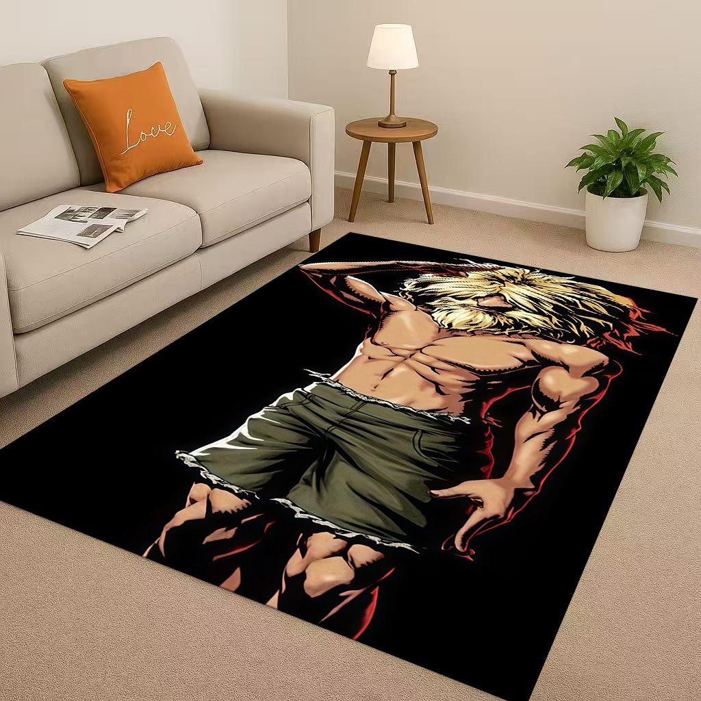 3D Classic Game Metal Slug Pixel Style Living Room Non Slip Area Rug Soft Carpet for Bedroom Playroom Sofa,Home Decor Doormat