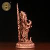 12cm Carving six-arm Mahakala buddha statue Tibet buddhism sculpture decor Lucky
