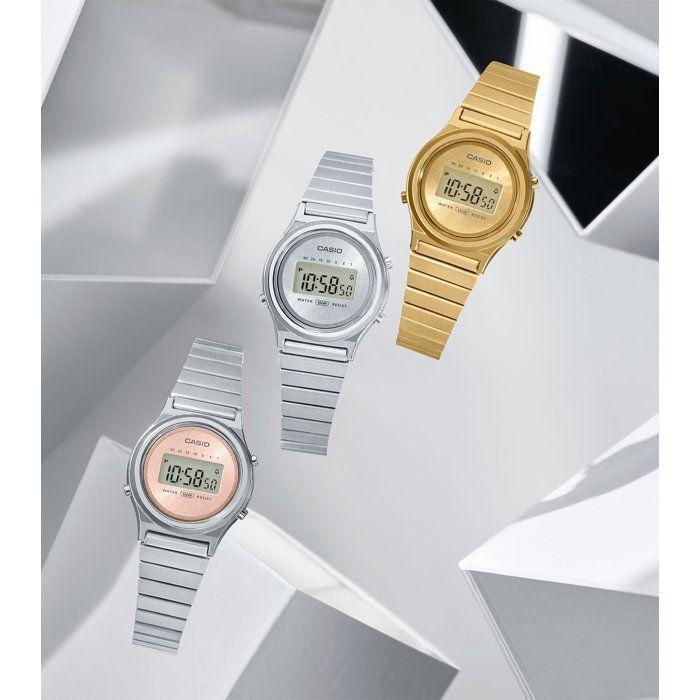 Uhr - CASIO - LA700WEG - Unisex - Goldfarben - Quarz - Digital