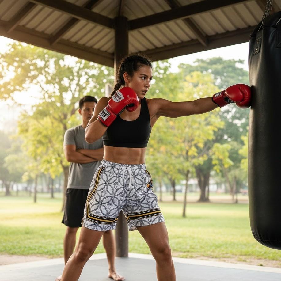 China Chinese Training Muay Thai Boxing Kickboxing Print Shorts Quick Dry Martial Art Boxer Unisex Men Women Pants Fighting Fitness Workout