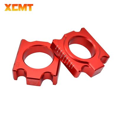 Motorcycle CNC Rear Axle Block Chain Adjuster For Honda 250R 250X 250RX 450R 450X 450RX 450L R RX CR 125 250 CRF250R CRF450R CRF