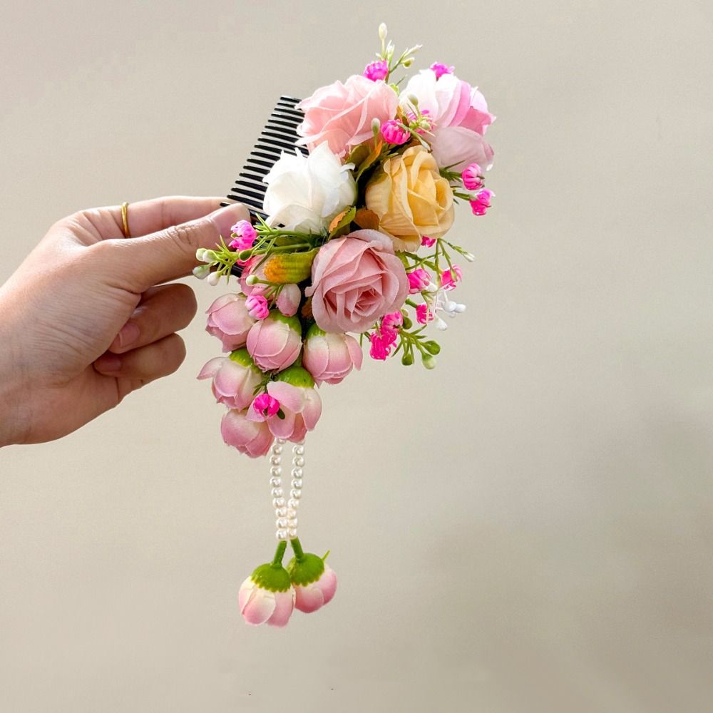 Tassel Thailand Flower Hairpin Sweet Wedding Bride Accessories Thai Hair Accessories  Headwear