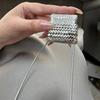 Statement Heavy Metallic Long Necklace For Women Personality Chains Luxury Bag Design Pendant Runway Jewelry