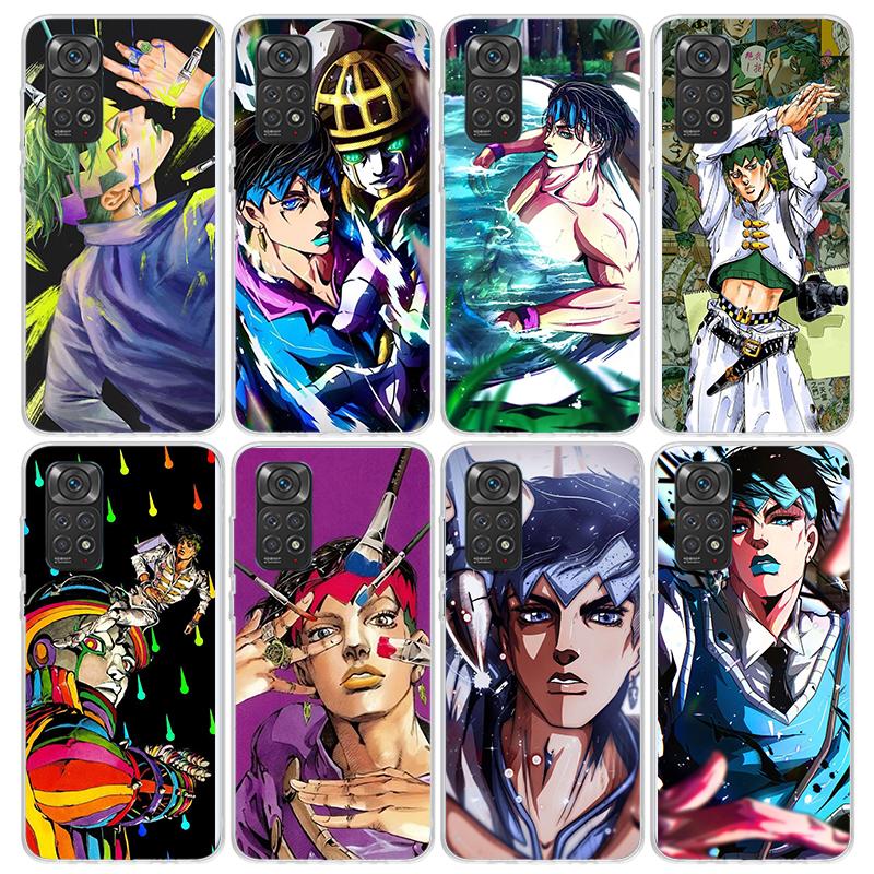 JoJo Adventure Rohan Kishibe Phone Case For Xiaomi Poco X5 X6 X7 Pro F7 Ultra M7 Redmi 15C 15 13C 13 12C 12 10 10C 10A 9 9C 9T 9