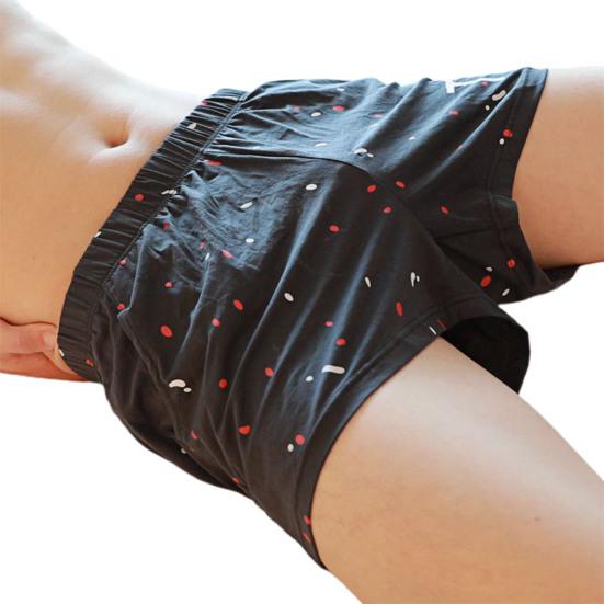 

Мужские трусы, нижнее белье с принтом, свободные трусы-боксеры с эластичной резинкой на талии 2XL темно-серого