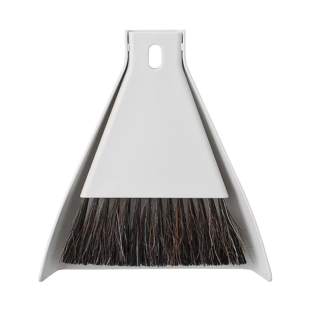 MUJI Настольная метла с совком MA0DQA1A чёрный