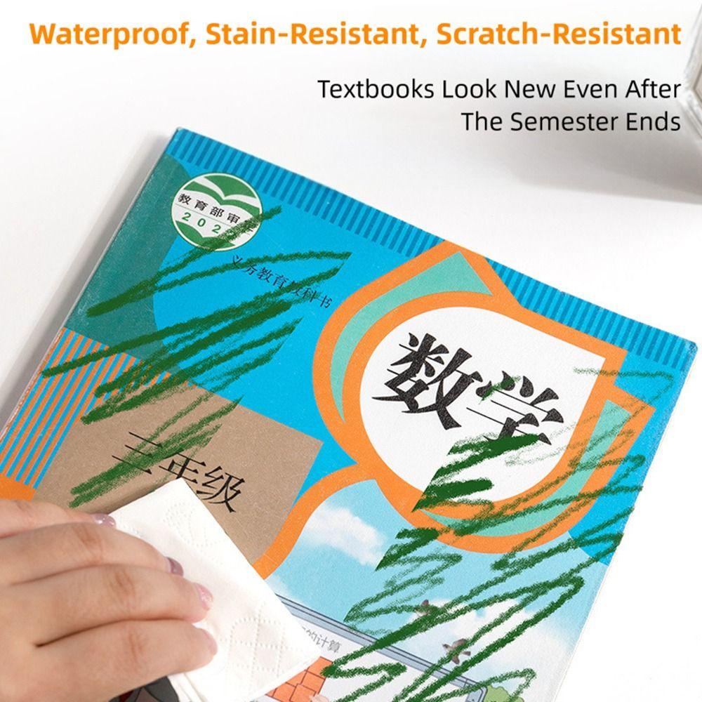 10 Stück/Set S/M/L Buchumschlag Fünfteiliger Typ Buchverpackungspapier Buchschutz