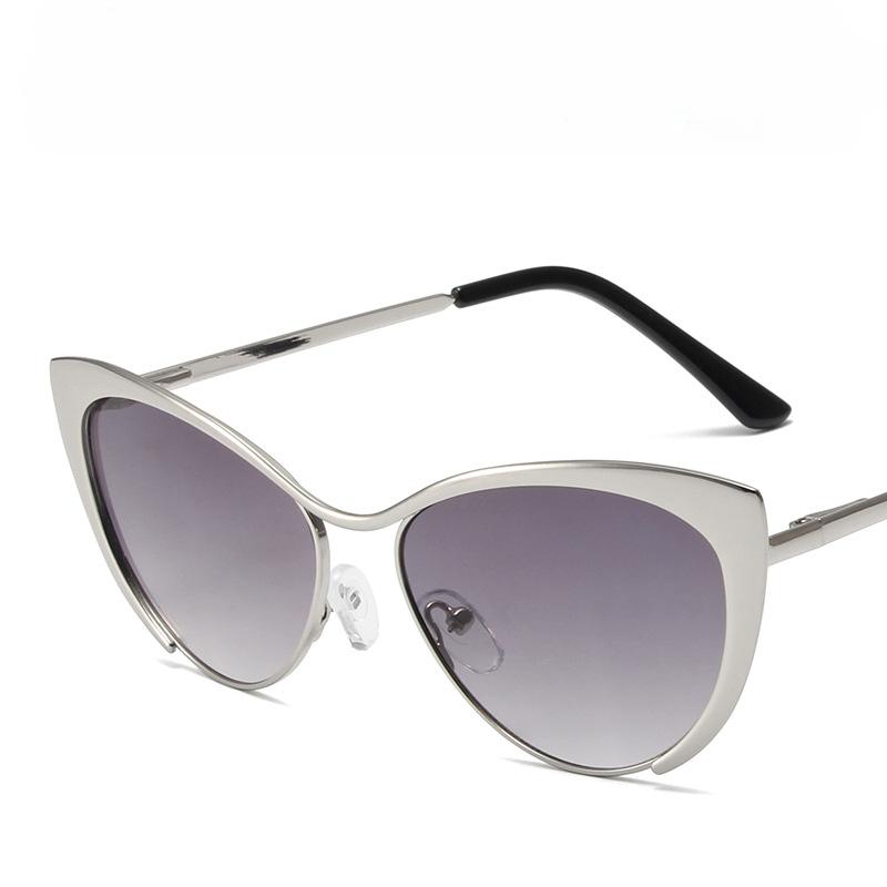 

Luxury Brand Designer Cat Eye Sunglasses Women Anti Blue Light Glasses Metal Frame Sun Glasses Fashion Trending Eyewear Uv400 other