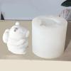 Capybara Shaped Candle Mold Reusable Silicone Mold for Home Decorations Practical Aromatherapys Mould Jewelry Supplies