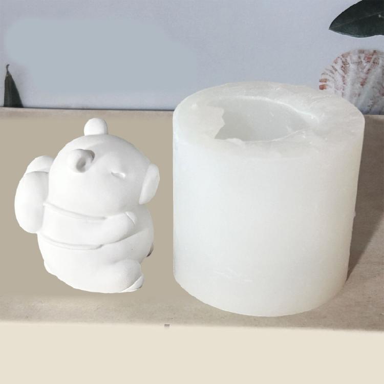 Capybara Shaped Candle Mold Reusable Silicone Mold for Home Decorations Practical Aromatherapys Mould Jewelry Supplies