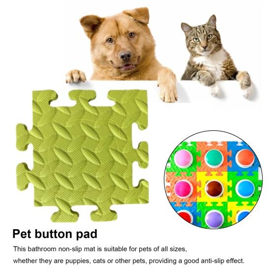 Pet Button Pad Anti-Slip Pet Communication Mat Innovative Innovative Pet Play Floor