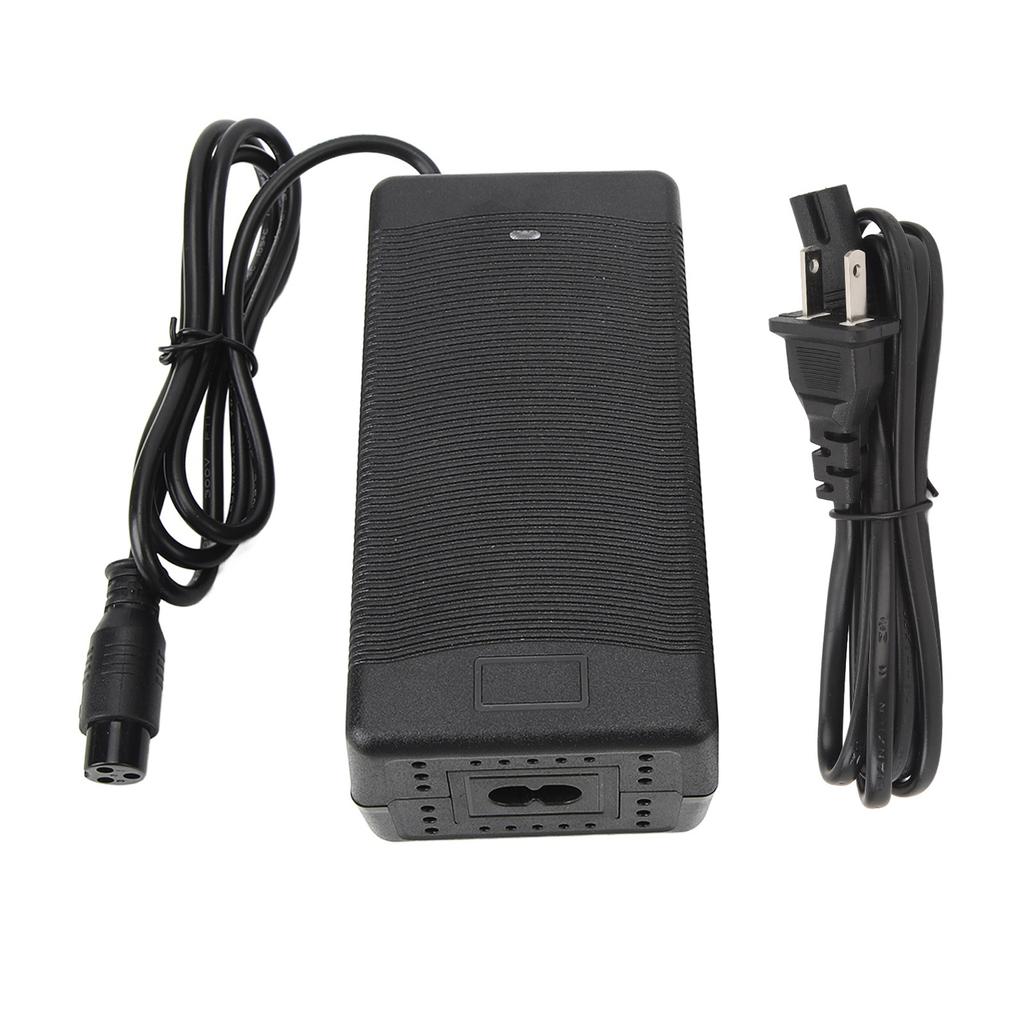 Electric Bike Charger 54.6V 2.5A Electric Bike Battery Power Supply with 3Prong GX16 Standard Connector