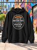Funny Marriage Hoodie - "Spoiled Husband & I Have an Awesome Wife" Distressed Typography with Humorous Gift Design, Unisex Hooded Pullover for Husband