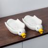 Kreative und niedliche Keramik-Enten-Seifenablage für Hotelbadezimmer, ohne Wasseransammlung