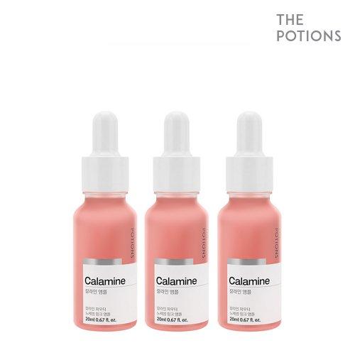 The Potions Calamine Ampoule Set of 3 Calamine Ampoule Set