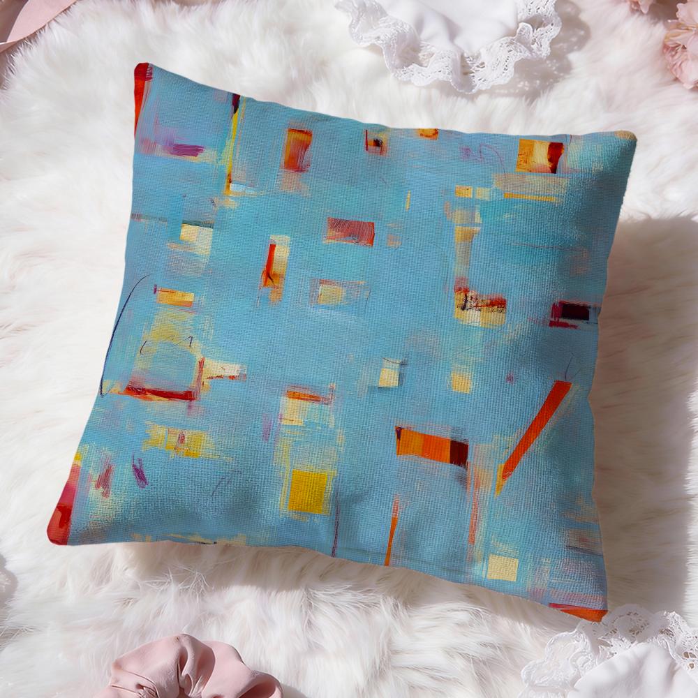 Landscape Cushion Cover Premium Comfort Reversible Pillow Cove Two in One Design for Any Room Car Interior