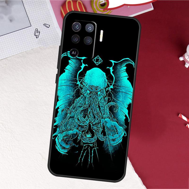 Cthulhu Mythos Case For Oppo A18 A98 A38 A58 A78 A60 A80 A40 A96 A76 A16 A94 A74 A54 A15 A17 A57 A77 A5 Pro