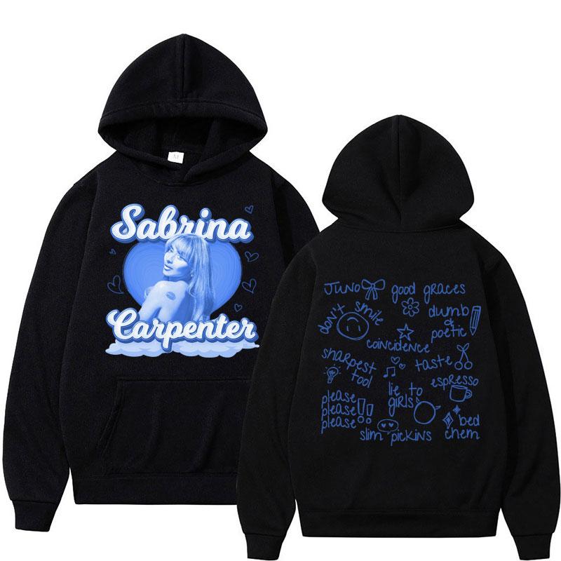Sabrina Carpenter Hoodie Men Women Short N Sweet Music Album Long Sleeve Casual Oversized Aesthetic Warm