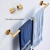 Brusehd Dark Gold Bathroom Hardware Set 5 Piece with Towel Racks for Bathroom, SUS304 Stainless Steel Bath Towel Bar Set, 24 Inch Wall Mounted