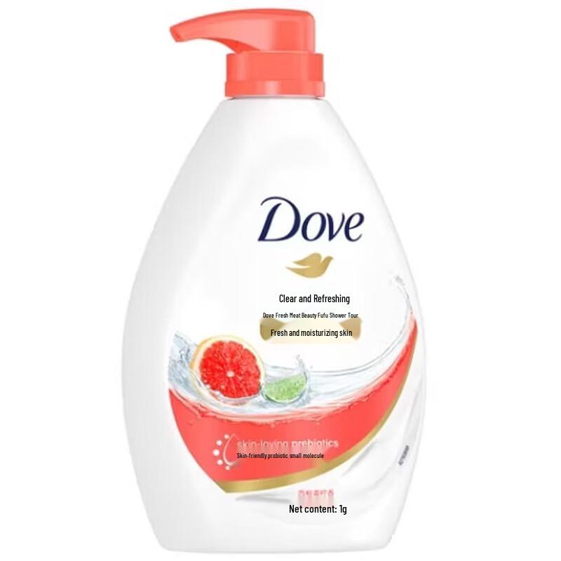 Dove Purifying & Refreshing Shower Gel & Body Scrub Set