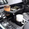 Car Drink Holder (2 in 1 Design) with Tray, Cup Holder, Drink and Food