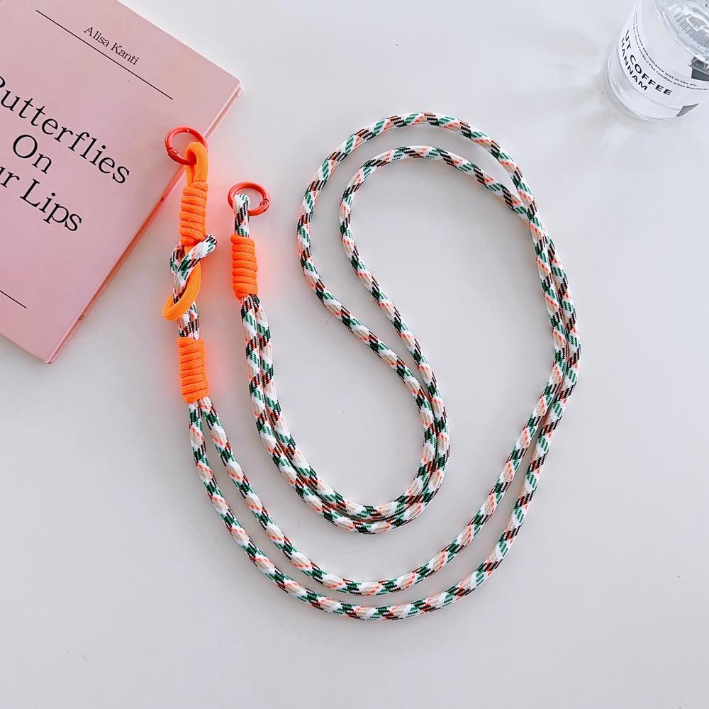 אוניברסלי Crossbody ארוך טלפון נייד שרוך בד רחב רצועת צוואר רצועת חבל פנינת נשים קישוטי תליית שרוך נגד אבוד