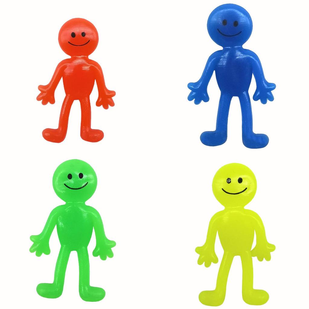 Tpr Smiley Face Doll Toy Stretchable And Stress-relieving Figure For Children Teens And Adults