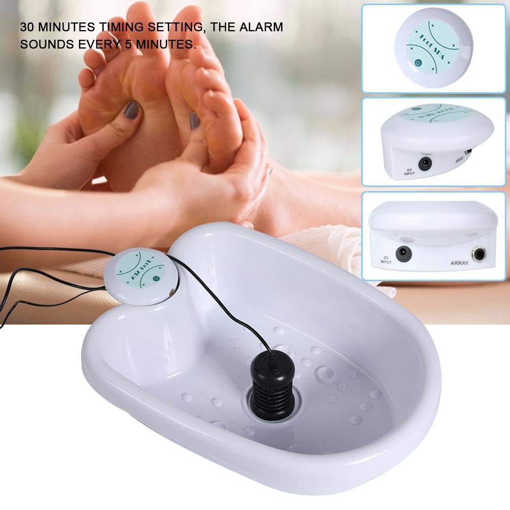 100-240V Portable Foot SPA Bath Array Negative Ion Detox Foot Tub Massage Relax Foot Tub UK