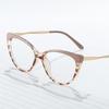 Classic Cat Eye Anti-Blue Light Glasses - Vintage Clear Lens Metal Frame Fashion Eyewear for Computer Use Cat Eye Glasses