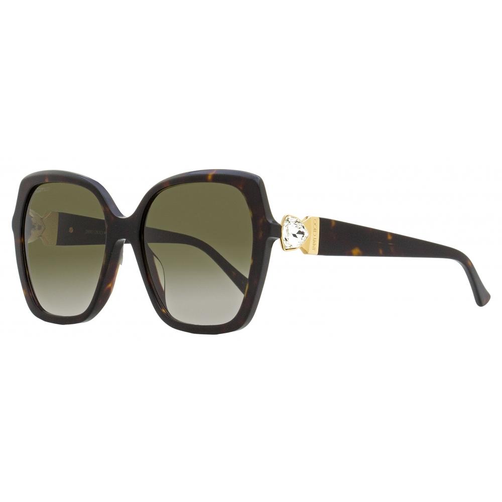 

Jimmy Choo Женские квадратные солнцезащитные очки Manon G 086HA Гавана 57 мм 086ha