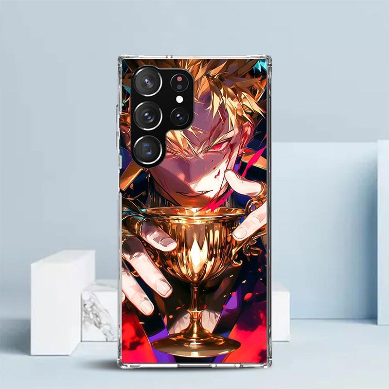 Fate Zero Stay Night Gilgamesh Phone Case For Samsung Galaxy S24 S25 Edge S26 Ultra S22 S23 Plus S21 + S20 FE Soft TPU Back Cove