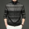 Firstview Men's Casual Zipper Cardigan Sweater