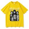 Italian Rock Band Unisexeskin World Tour Tshirt Fashion Gothic Retro Unisex Women Loose Short Sleeve Casual T Shirts Streetwear