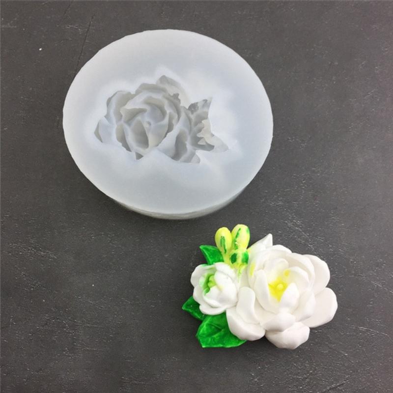 Gardenias Jasmine Silicone Chocolate Mould Cake Decorating Baking Accessories