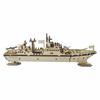 3D Puzzle DIY Wooden Toy Warship Assembly Model Adult Birthday, Halloween, Christmas Gift
