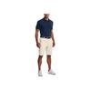 Under Armour Vanish Seamless Logo Print Loose Fit Short Sleeve Polo Shirt Men tops Academy-Blue 1370098-408
