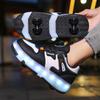 Kid's  Luminous  Sneakers Running Shoes Children's Glowing Sneakers with Charging Boy Luminous Sneakers