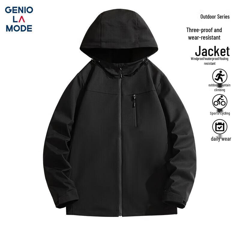 GENIOLAMODE Men's Waterproof Insulated Outdoor Jacket