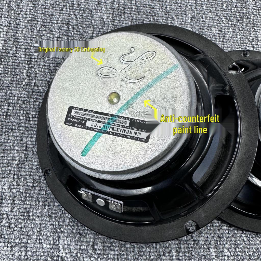 Compatible for Disassembled Big Berlin Car Audio: 6.5-Inch Woofer Midrange Treble Speaker Modification