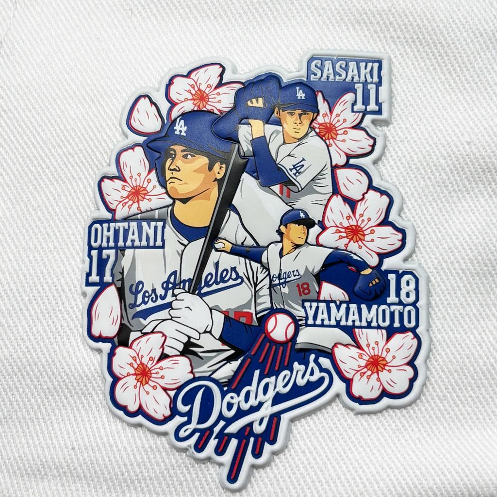 [New Era] Cap Hat 9TWENTY Shohei Otani Japanese Trio Los Angeles Dodgers CAP Patch Badge Men's Women's White [Used]