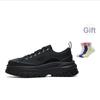 New FILA Lava Wear Resistant Low Top Casual Shoes Women's Black F12W124155FBK