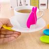 Fashion Silicone Gel Rabbit Shape Tea Bag Infuser Holder Rabbit Teas Bags Holder Retainer Random Colors Mug Accessory Gift