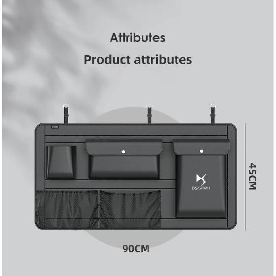 For DS SUV DS6 DS7 Car Trunk Storage Bag Multifunctional Rear Seat Hanging Bag Car Trunk Storage Box Auto Interior Accessory