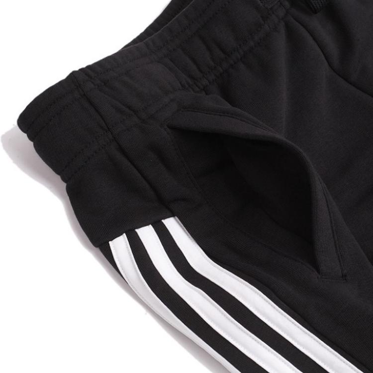 adidas Sport Leisure Series Striped Comfortable Skin-Friendly Knitted Sports Pants Women Pants Black S97107