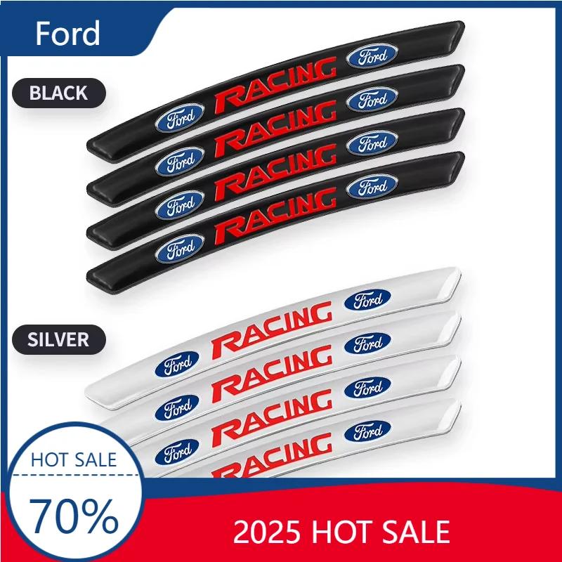 2025 Hot For Ford Car Wheel Eyebrow Protector Fender Flare Extension Arches For Cars Mud Flap Splash Guards For Ford Fiesta Mond